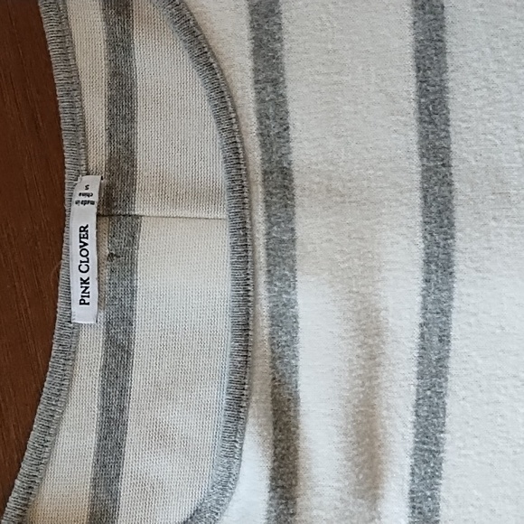 Stitch Fix Pink Clover Kamie Button Back Brushed Knit Top - Picture 2 of 6